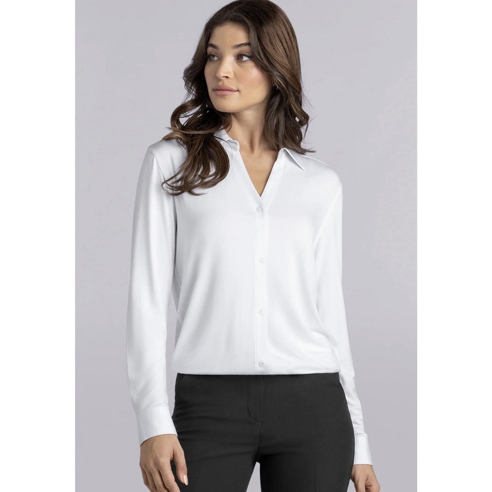 Buttercloth Blouse XL White Capsule Wardrobe Quiet Luxury Minimalist Business